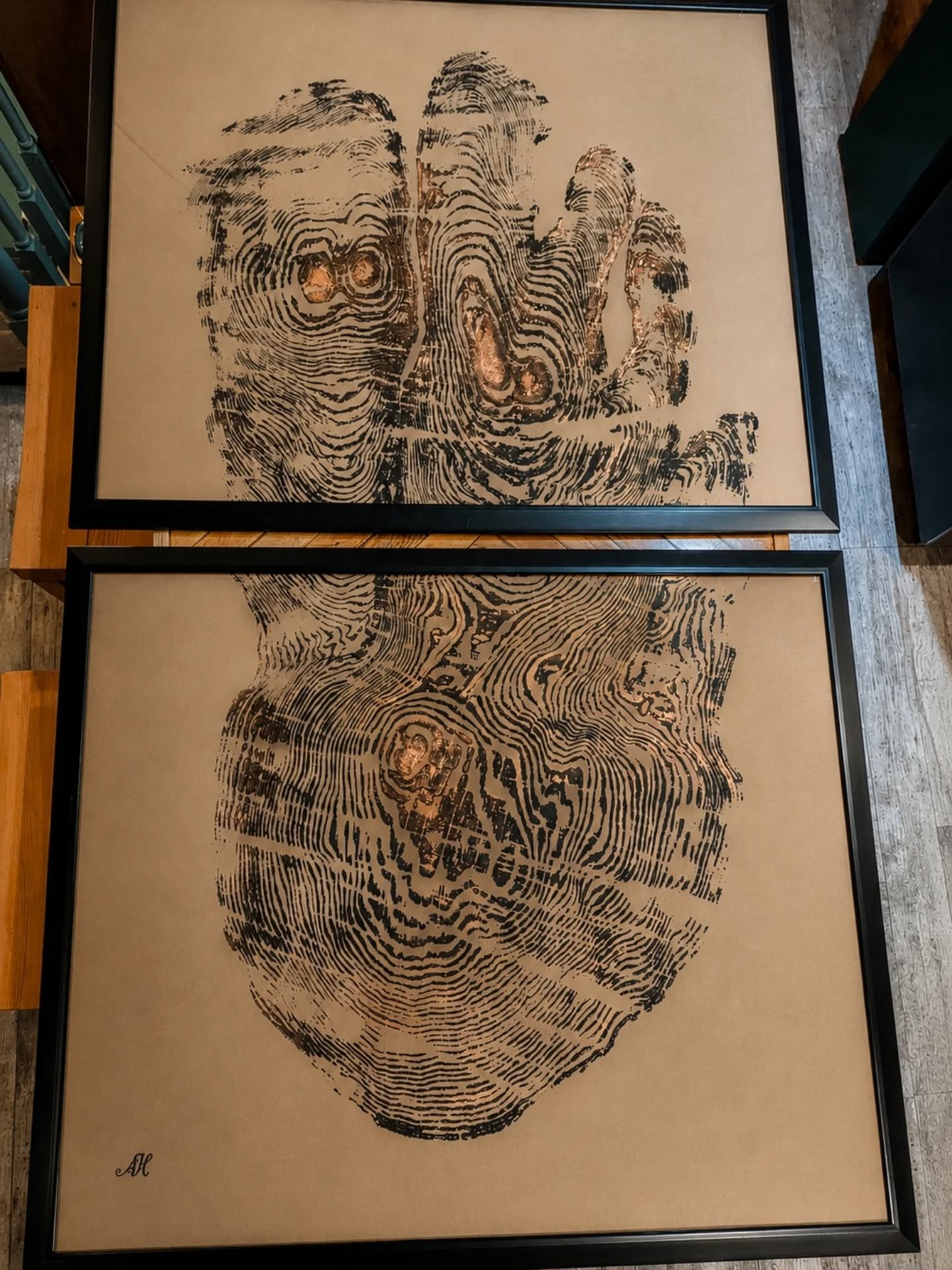 Forest Diptych No. 1